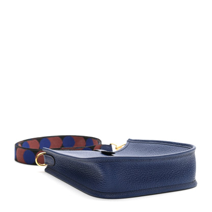 Hermes Taurillon Clemence Flipperball Sangle Evelyne TPM Bleu Saphir Black Bleu Saphir 4 of 11