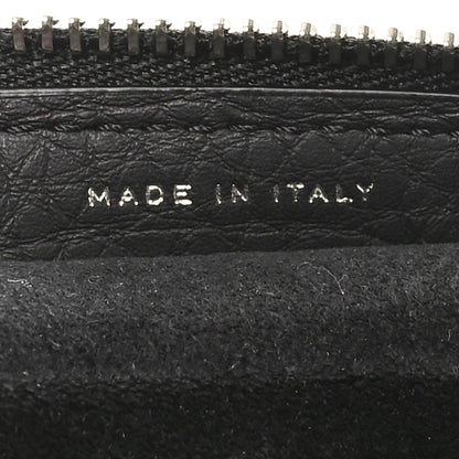 The Row Grained Calfskin Large Slouchy Banana Bag Black 7 of 10