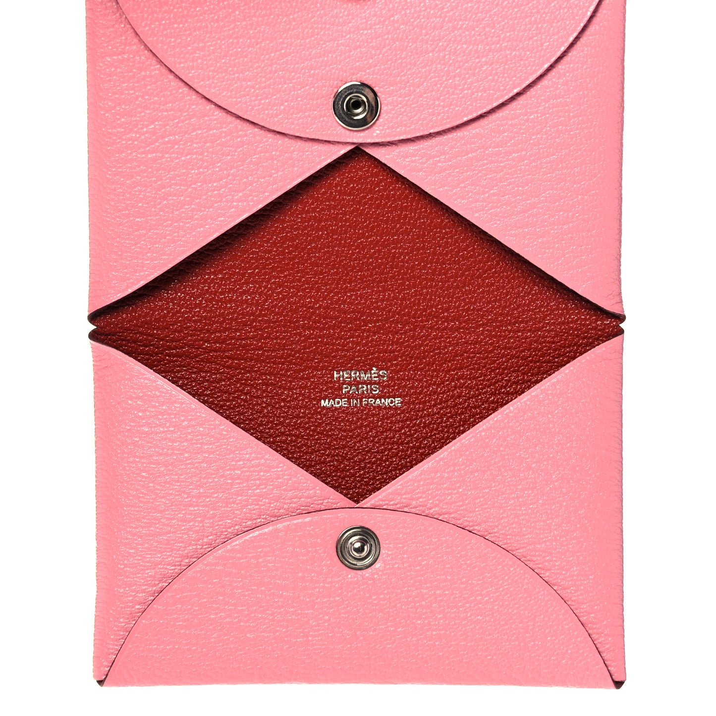 Chevre Mysore Verso Calvi Card Case Rose Ete Cuivre