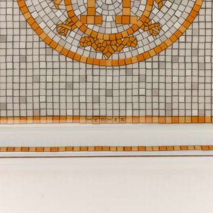 Hermes Porcelain Mosaique au 24 Gold Sushi Plate 3 of 6