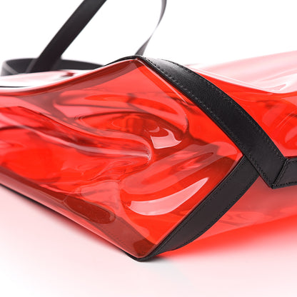 Valentino Garavani Plexy VLTN Small Shopping Bag Red Black 6 of 8