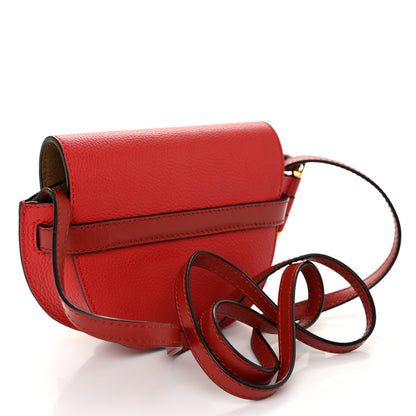 Loewe Grained Calfskin Mini Gate Crossbody Bag Scarlet Burnt Red 3 of 10