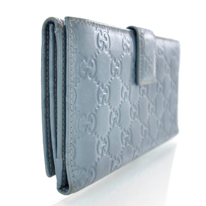 Gucci Guccissima Continental Wallet Blue 3 of 10