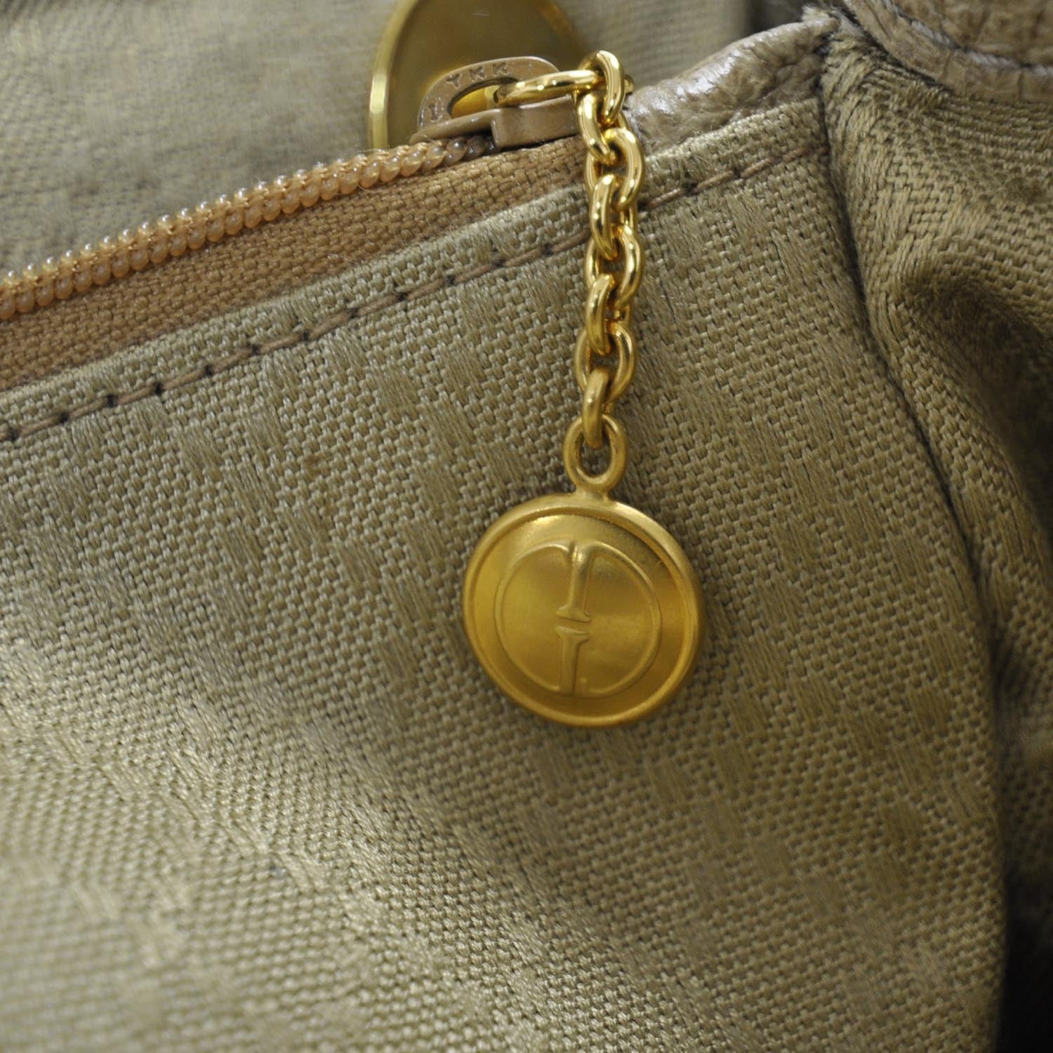 Gucci Suede Bamboo Handle Tote Beige 8 of 9