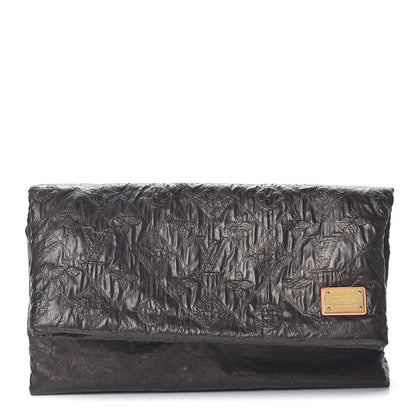 Louis Vuitton Jacquard Quilted Monogram Limelight Clutch PM Black 1 of 11