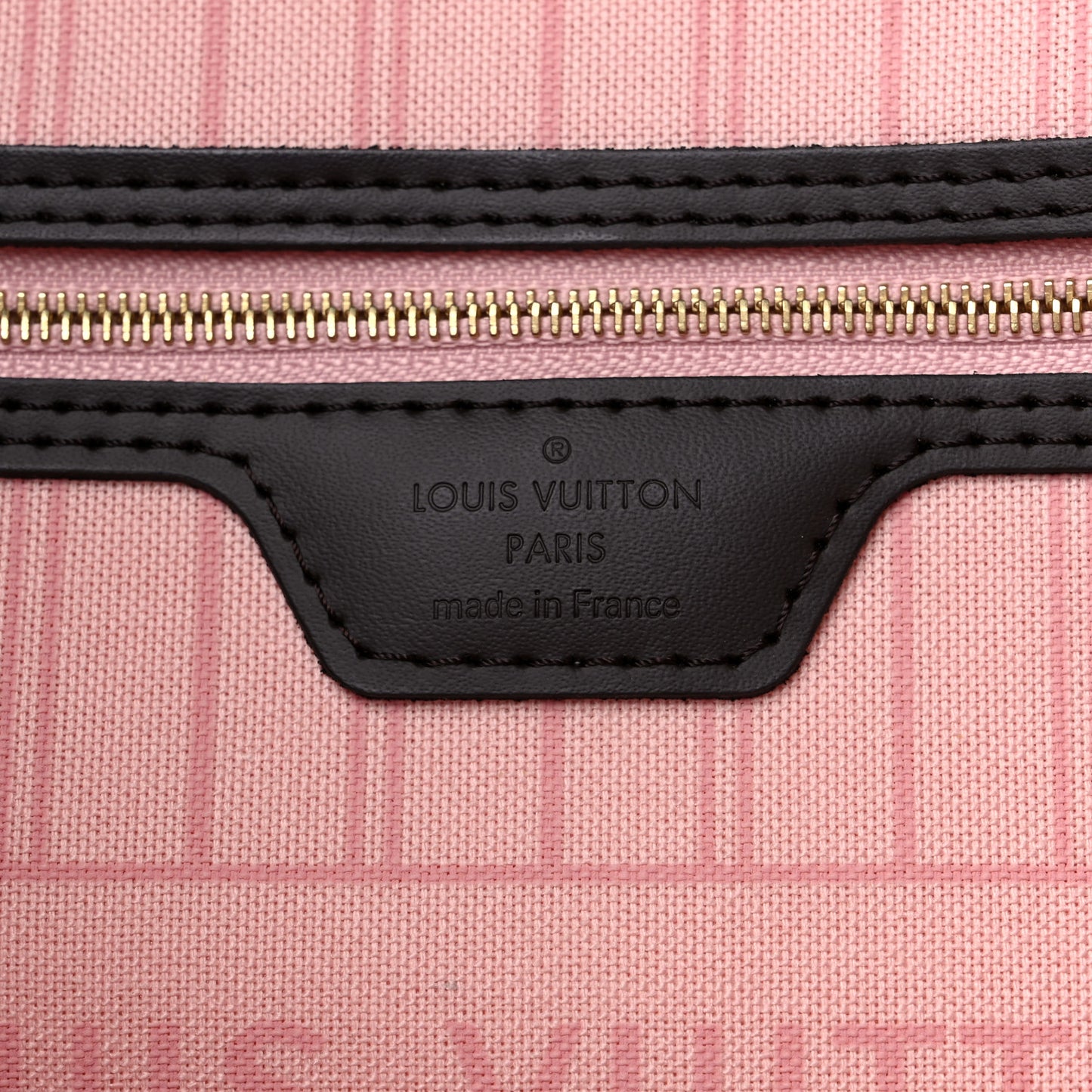 Damier Ebene Neo Neverfull MM Rose Ballerine