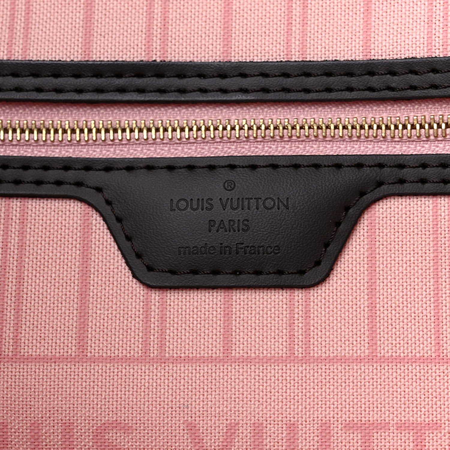 Louis Vuitton Damier Ebene Neo Neverfull MM Rose Ballerine 6 of 11