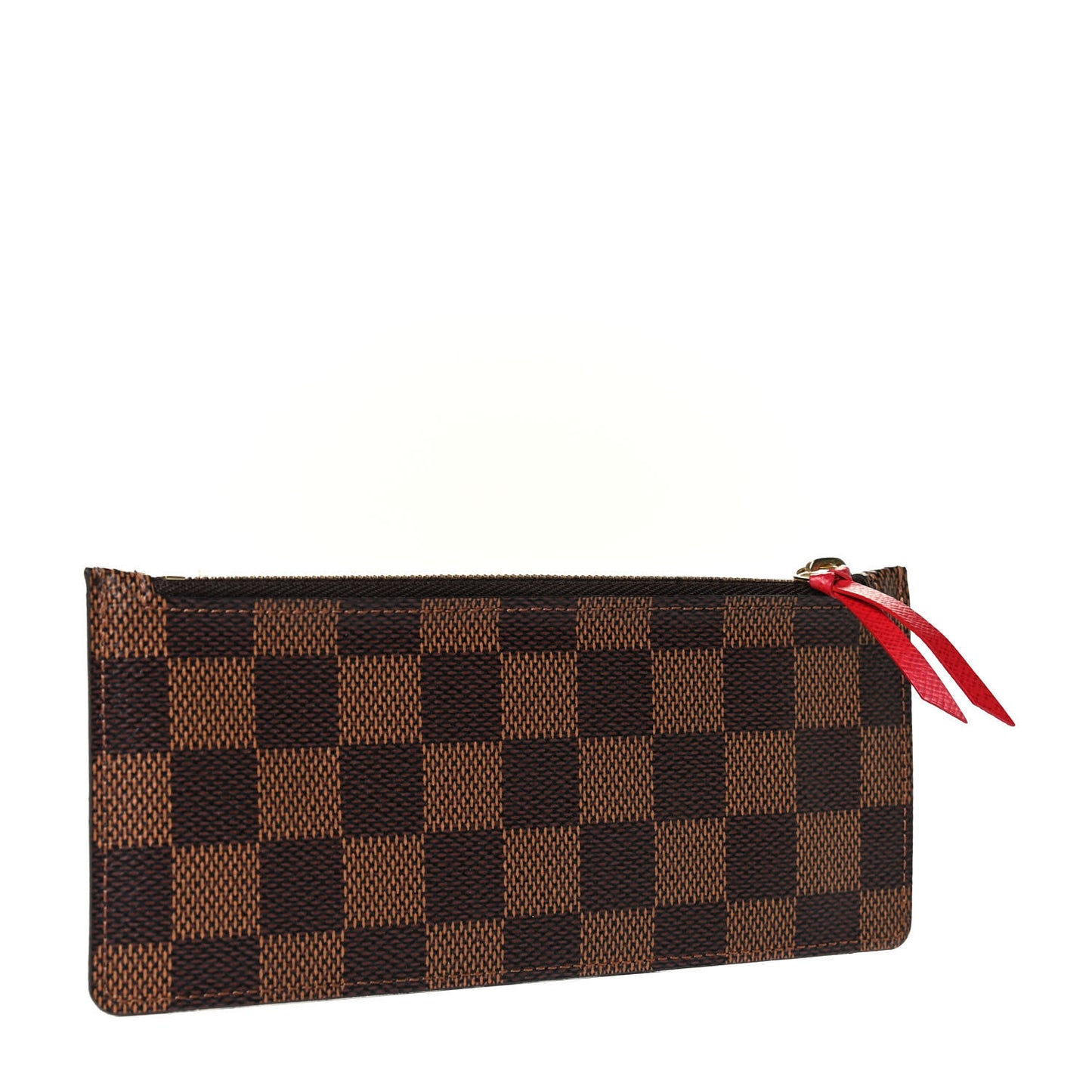 Damier Ebene Josephine Wallet Zippered Insert Red