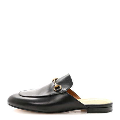 Gucci Calfskin Womens Princetown Slippers 40 Black 1 of 8
