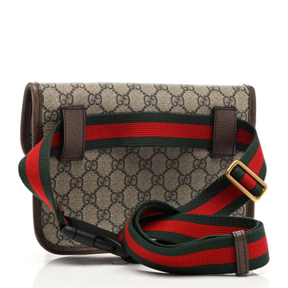 Gucci GG Supreme Monogram Neo Vintage Web Belt Bag Brown 3 of 9