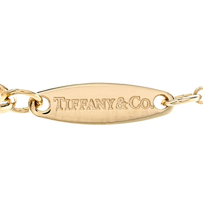 Tiffany 18K Yellow Gold Diamond .16ct Elsa Peretti Diamonds by the Yard Pendant Necklace 5 of 6