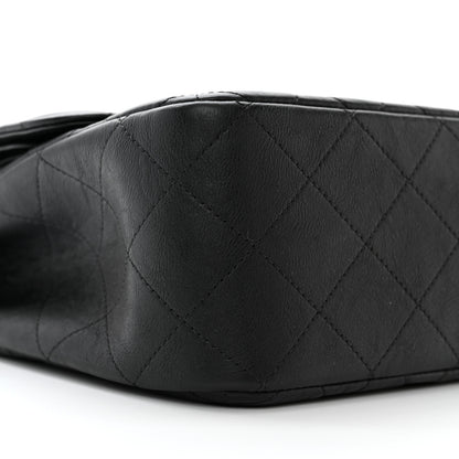 Chanel Crumpled Calfskin Quilted Jumbo Double Flap So Black 9 of 13