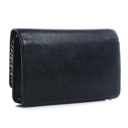 Chanel Caviar Timeless CC Wallet on Chain WOC Black 3 of 8