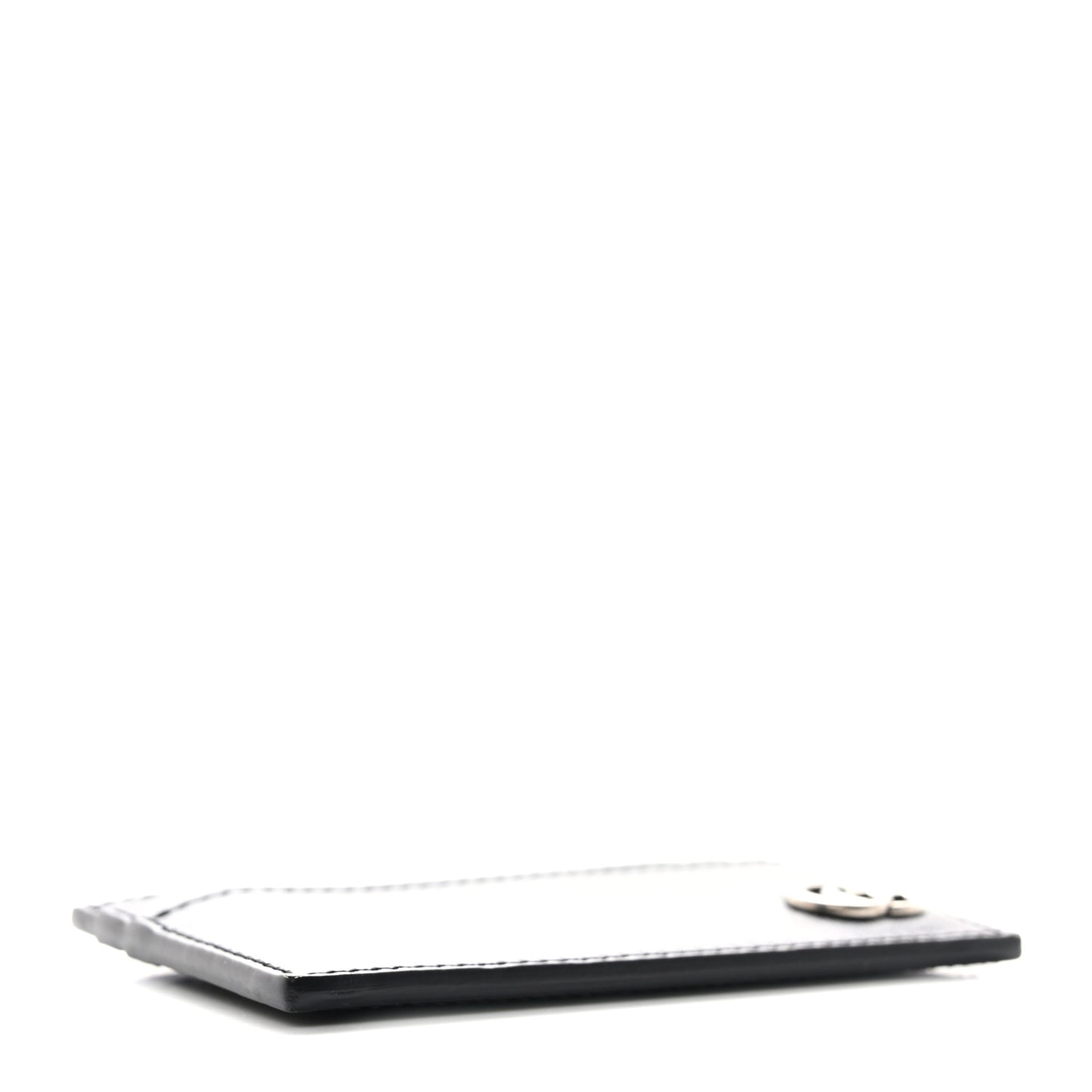 Smooth Calfskin GG Marmont Card Holder Black
