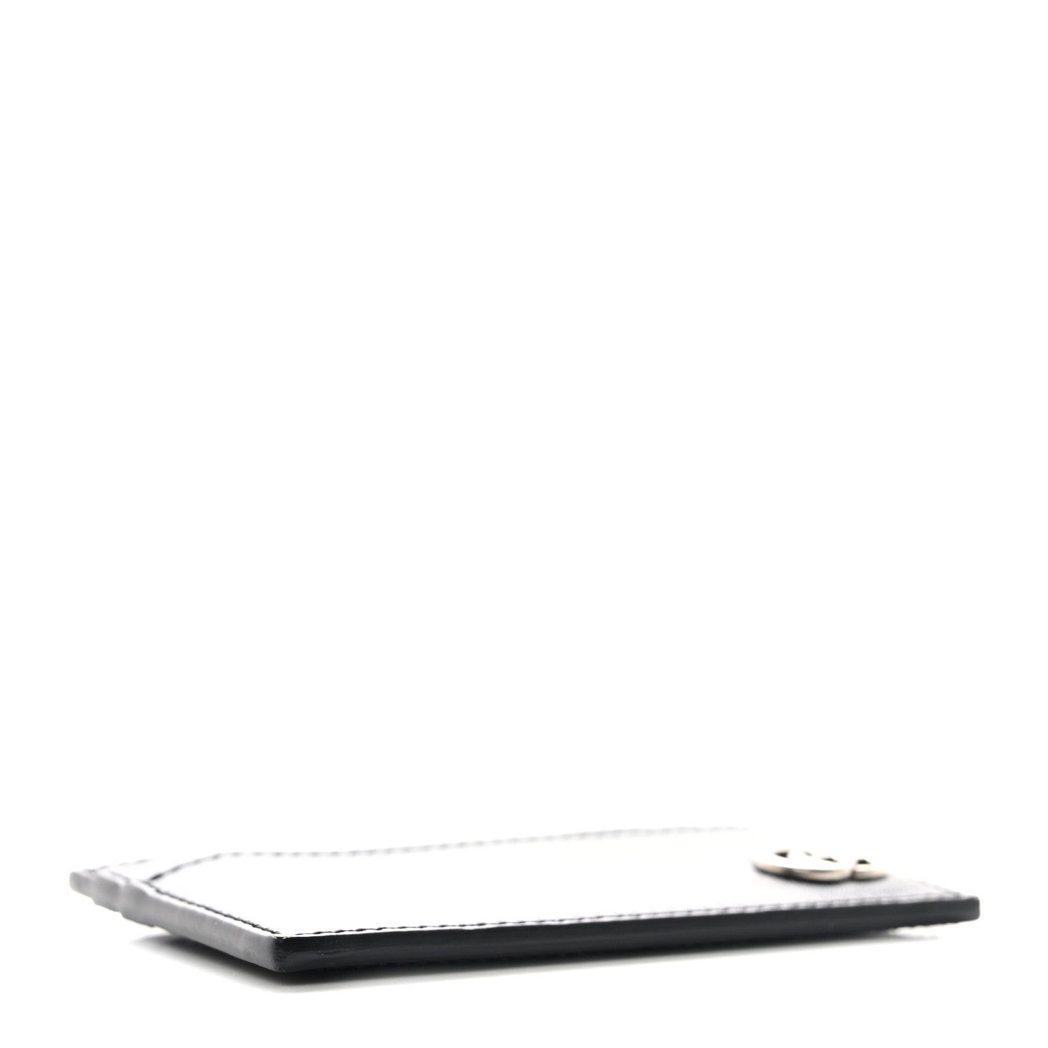 Gucci Smooth Calfskin GG Marmont Card Holder Black 4 of 7