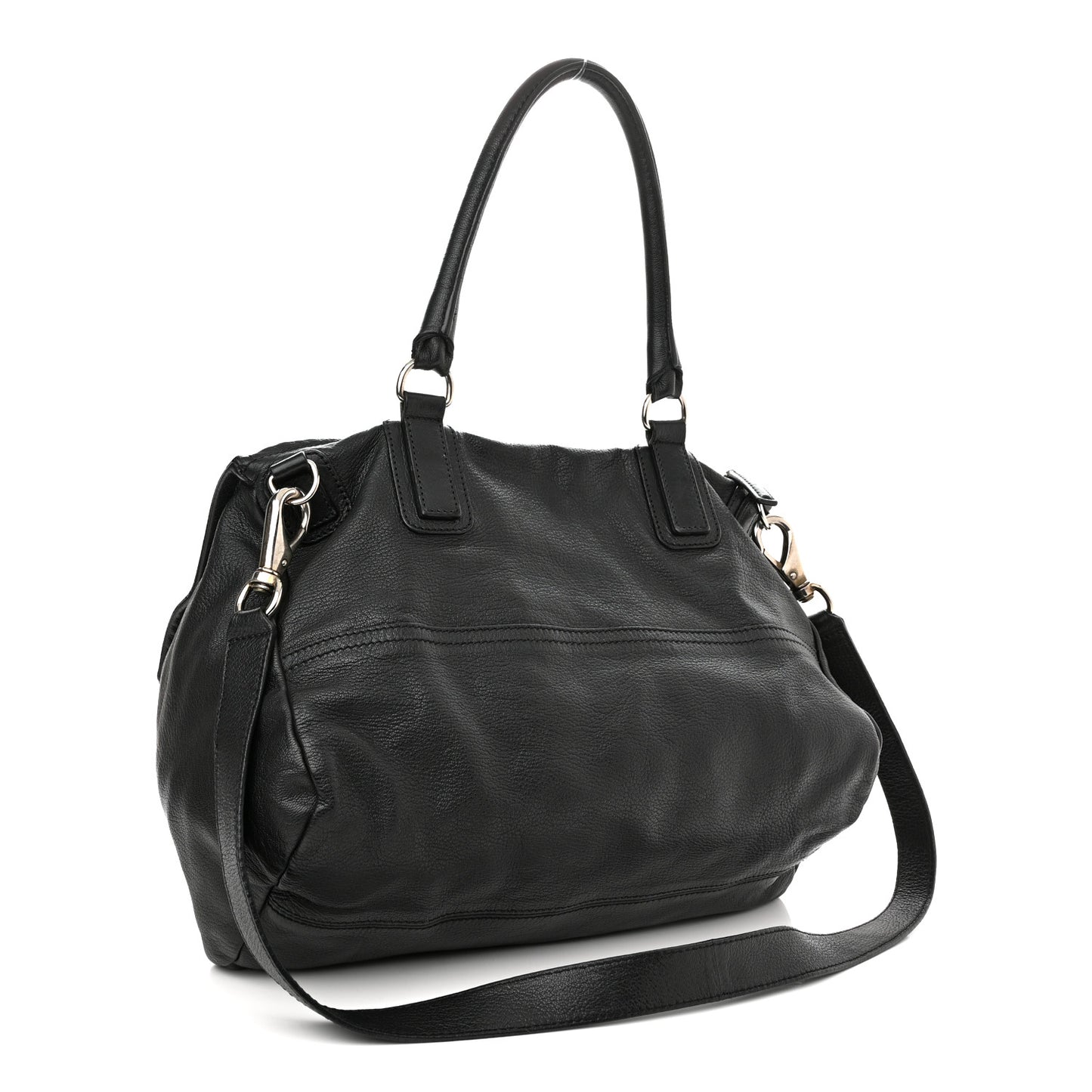Sugar Goatskin Large Pandora Black