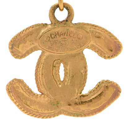 Chanel Metal Drop CC Earrings Gold 4 of 4