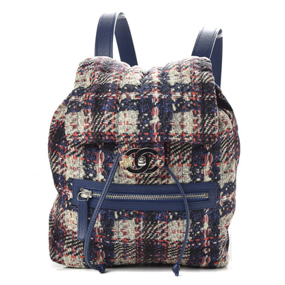 Chanel Lambskin Nylon Tweed Printed Backpack Multicolor 1 of 9
