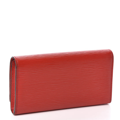 Louis Vuitton Epi Louise Wallet Coquelicot 3 of 7