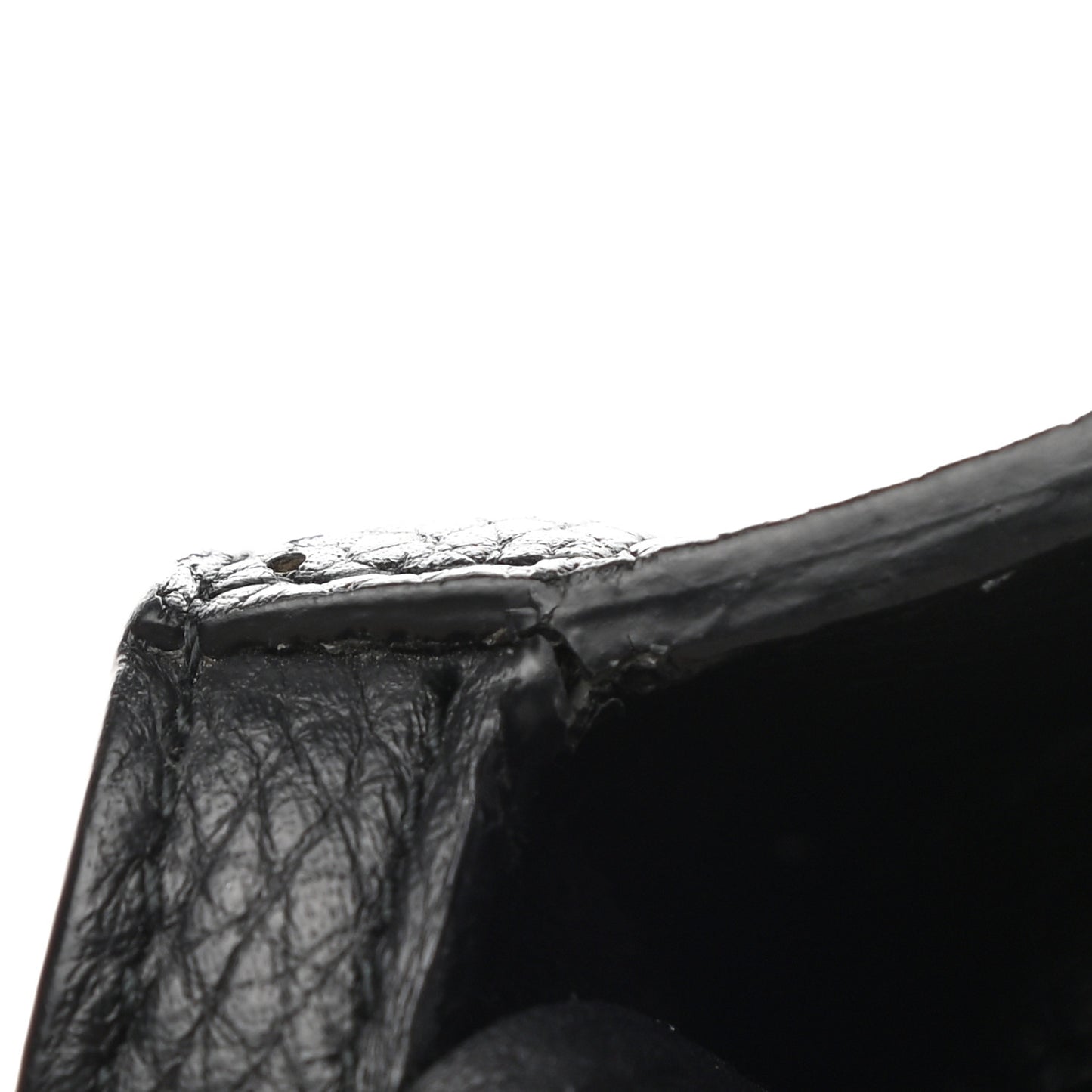 Veau Grana Perforated Blackout Hardware City Black