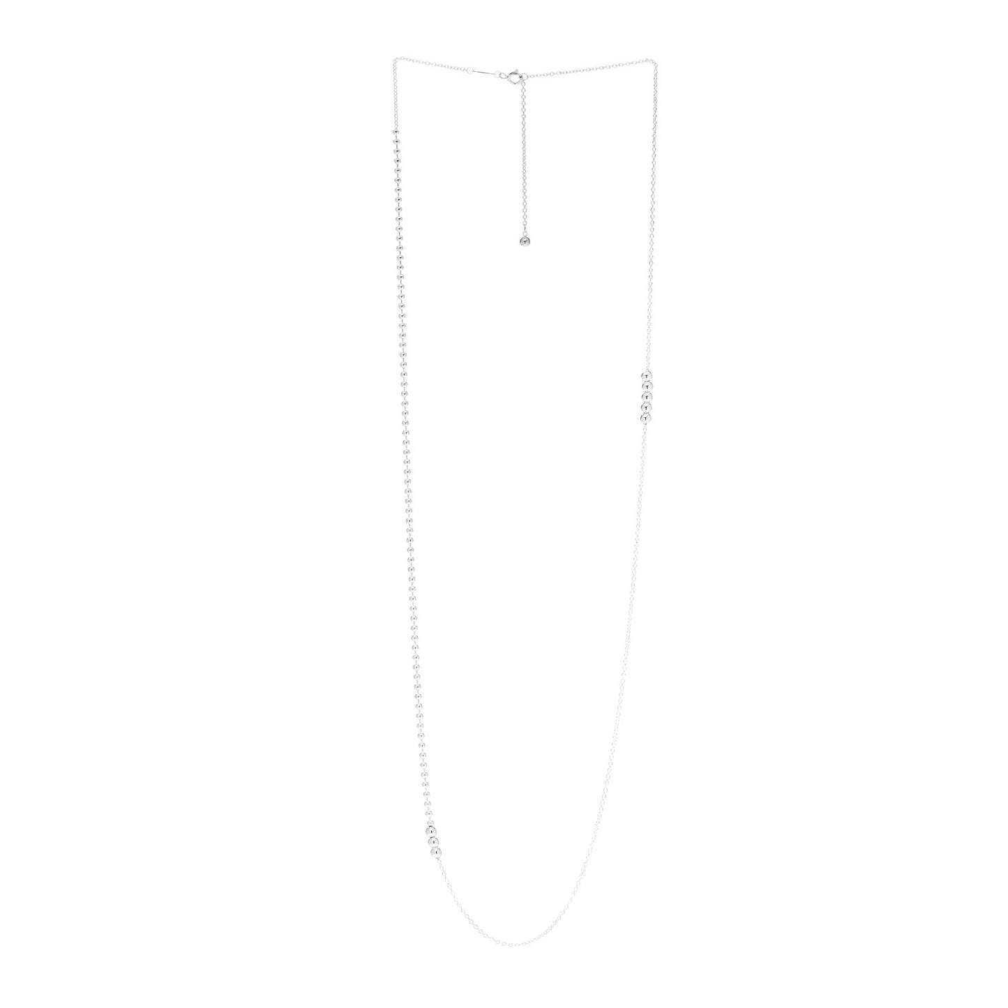 Sterling Silver Mixed Bead Necklace