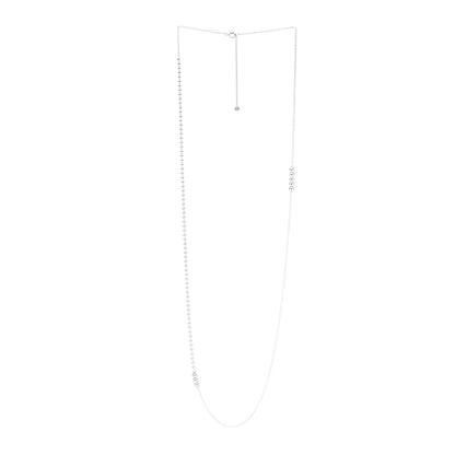 Tiffany Sterling Silver Mixed Bead Necklace 3 of 4