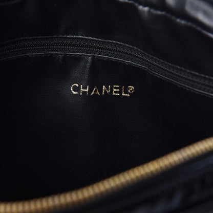 Chanel Patent Quilted Camera Case Bag Black 6 of 13