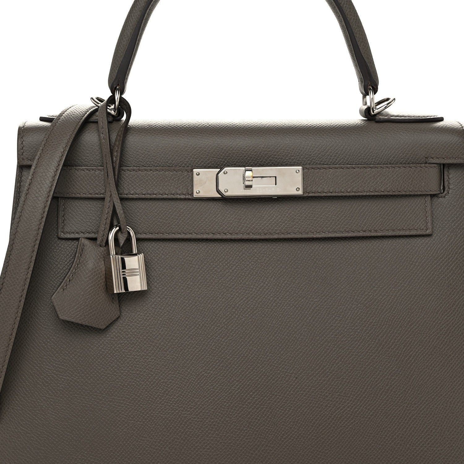 Hermes Epsom Kelly Sellier 28 Etain 8 of 12