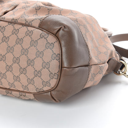 Gucci Monogram Medium Sukey Top Handle Bag Beige Brown 9 of 9