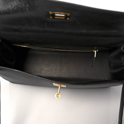 Hermes Epsom Kelly Sellier 35 Black 7 of 42