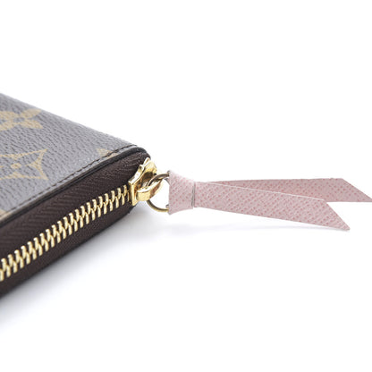 Louis Vuitton Monogram Clemence Wallet Rose Ballerine 8 of 9