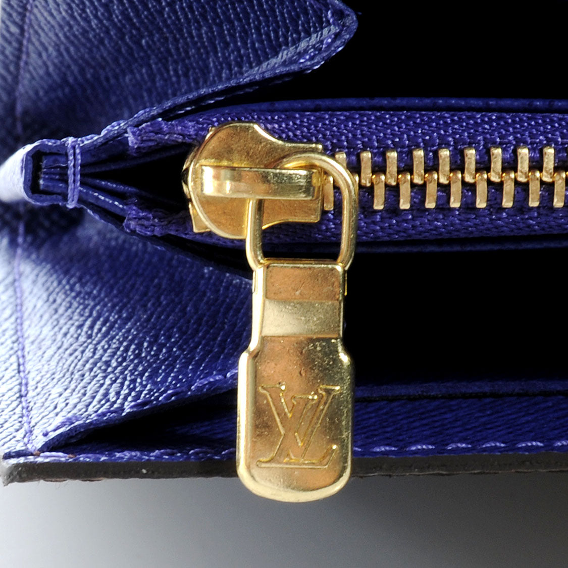 Monogram My LV Heritage Sarah Wallet NM Blue Marine Violet