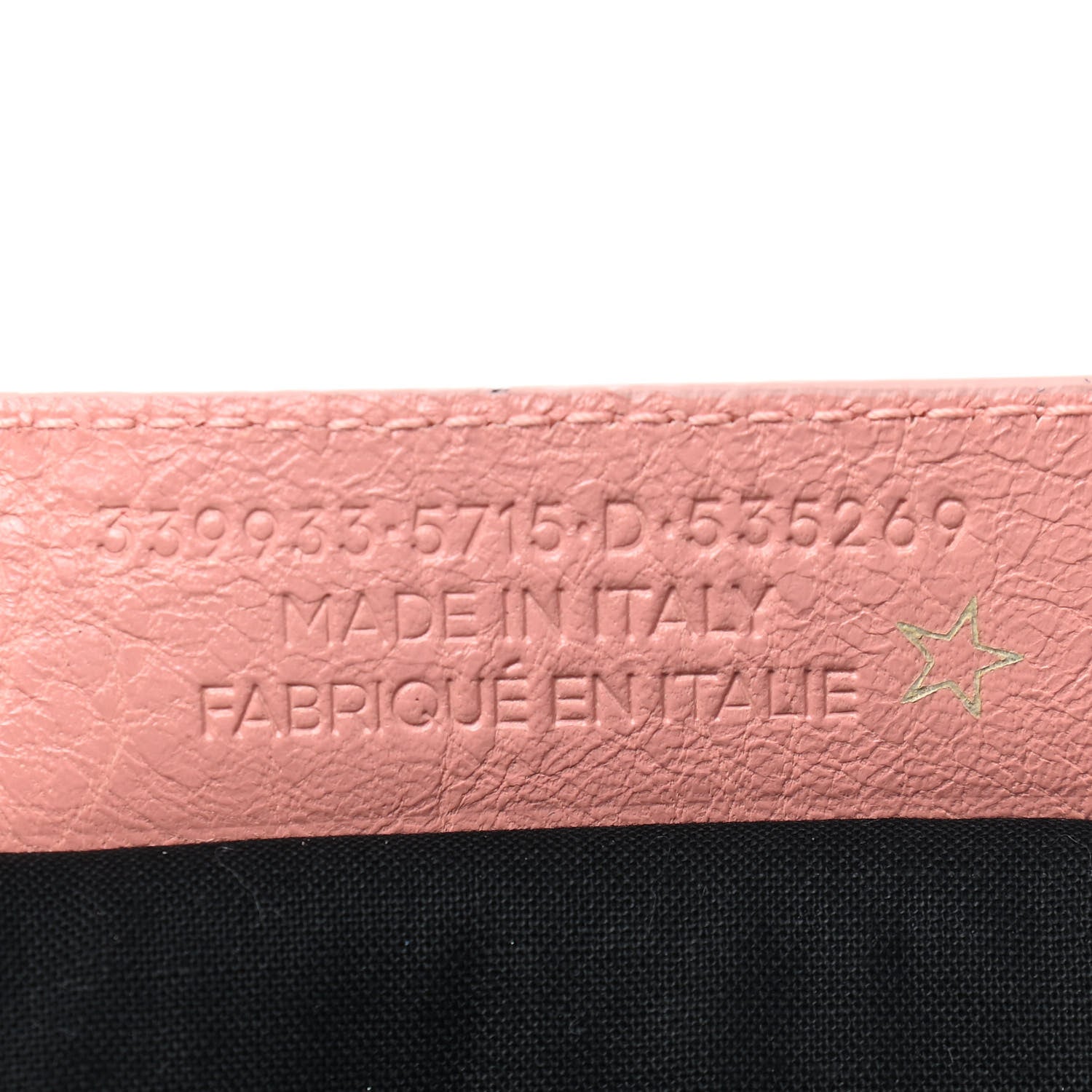 Balenciaga Agneau Stadio Ruban Viscose S Navy Cabas Rose Ballerine 6 of 8