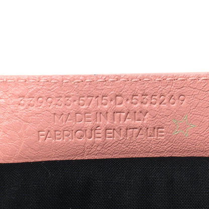 Balenciaga Agneau Stadio Ruban Viscose S Navy Cabas Rose Ballerine 6 of 8