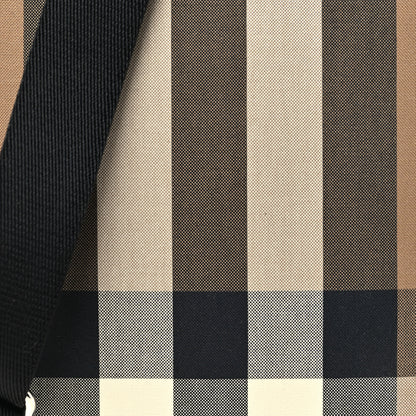 Burberry Canvas Super Exploded Check Vertical Paddy Camera Bag Taupe Brown 7 of 9