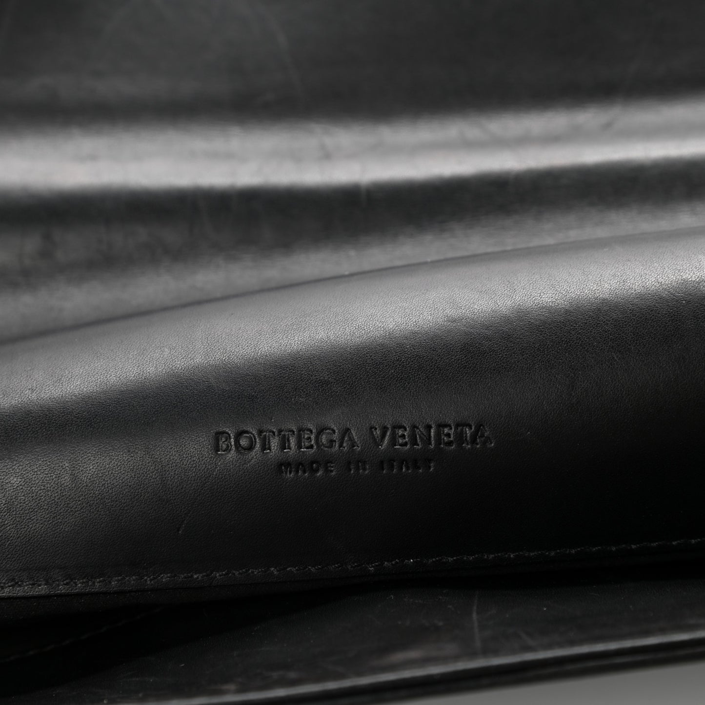 Nappa Intrecciato Briefcase Black