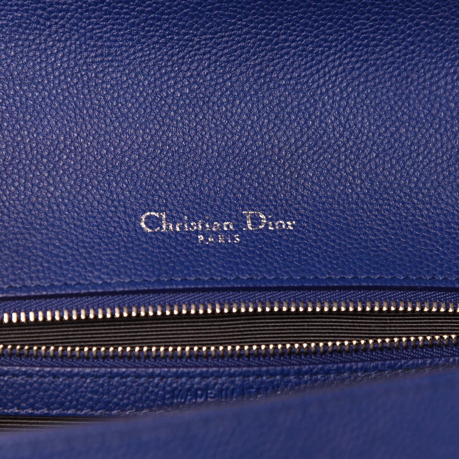 Christian Dior Grained Calfskin Medium Diorama Flap Bag Bleu De Minuit 9 of 13