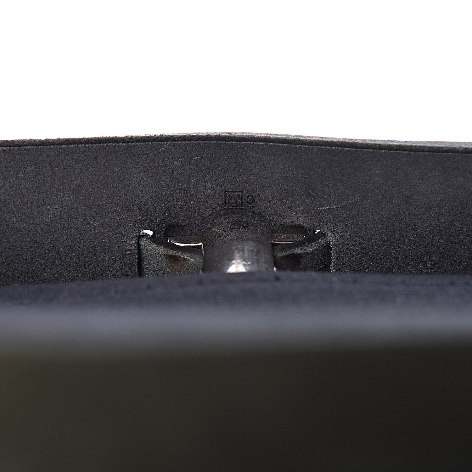 Hermes Toile Vache Calfskin Herbag 30 PM Black Natural 10 of 30