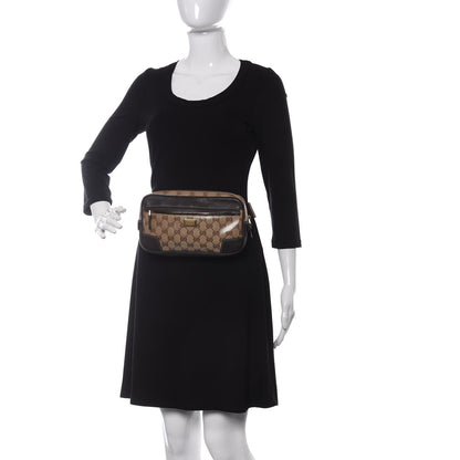 Gucci Crystal Monogram Belt Bag Brown 3 of 11