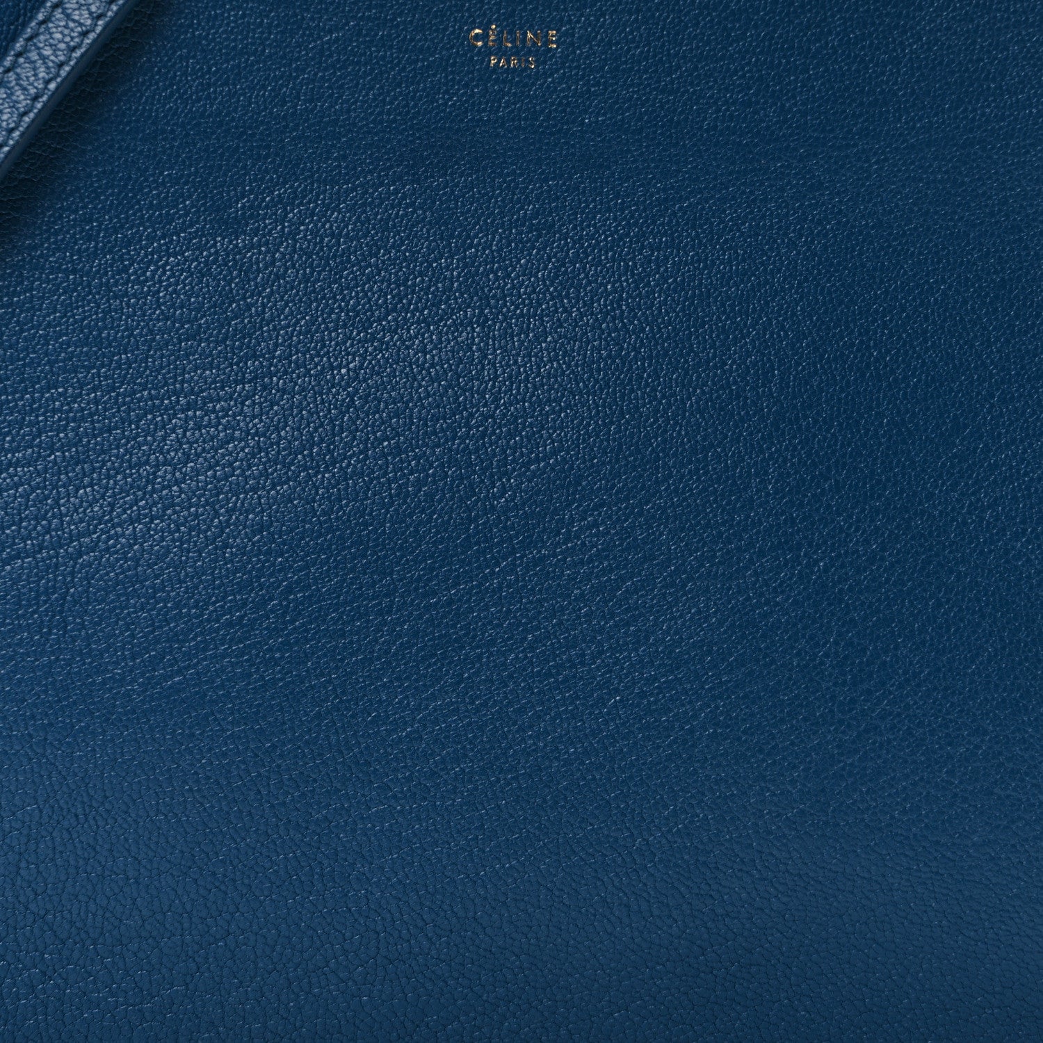 Celine Goatskin Large Trio Crossbody Bag Metallic Blue 8 of 12