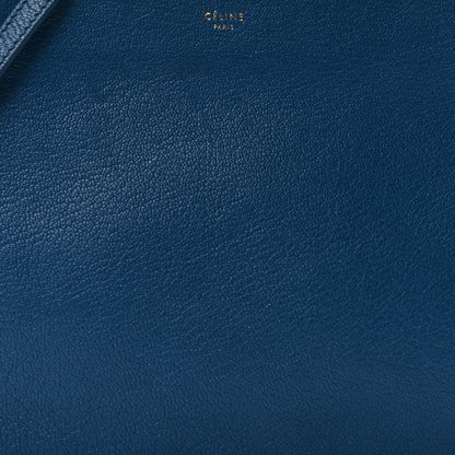 Celine Goatskin Large Trio Crossbody Bag Metallic Blue 8 of 12