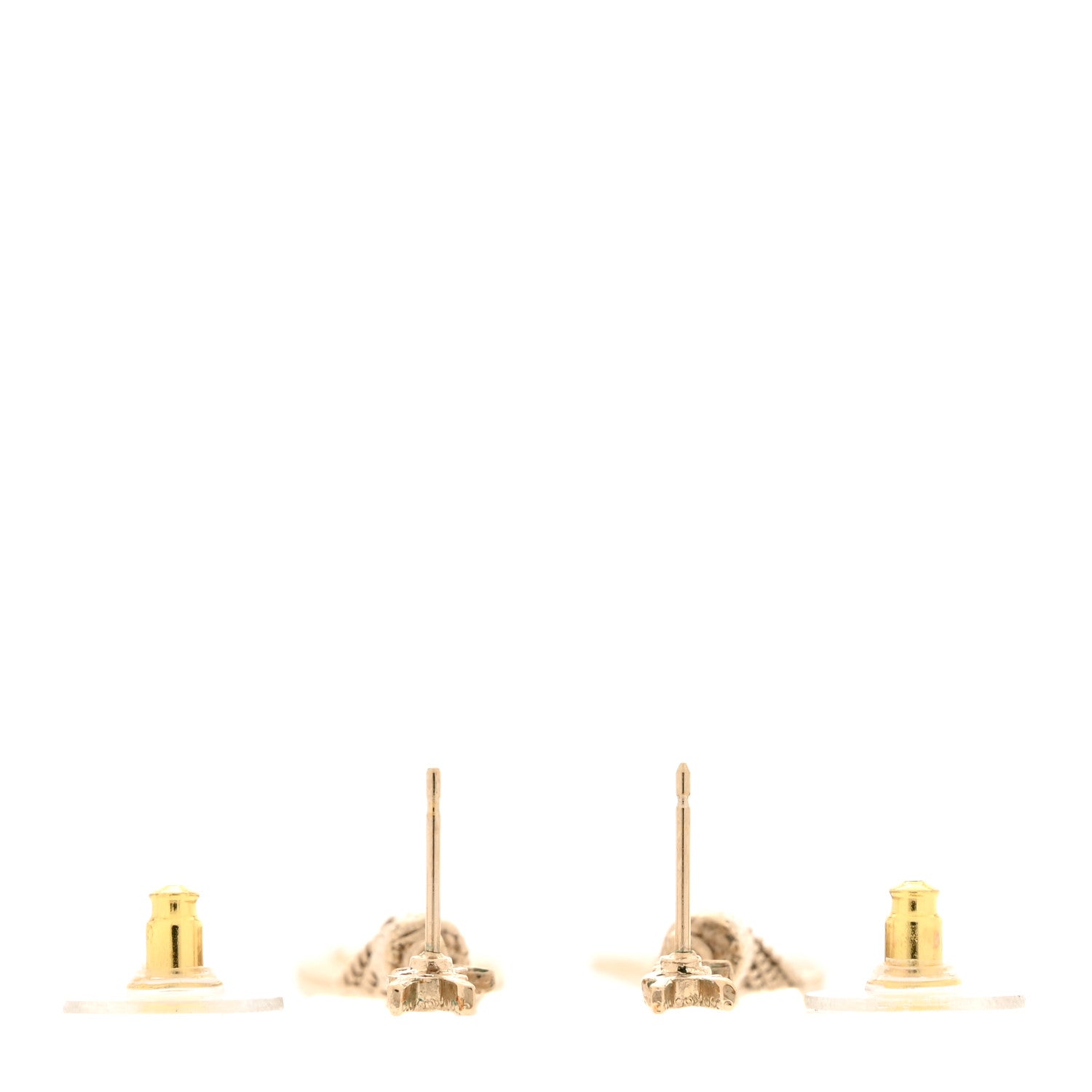 Saint Laurent Metal Monogram Loulou Tassel Earrings Gold 3 of 3