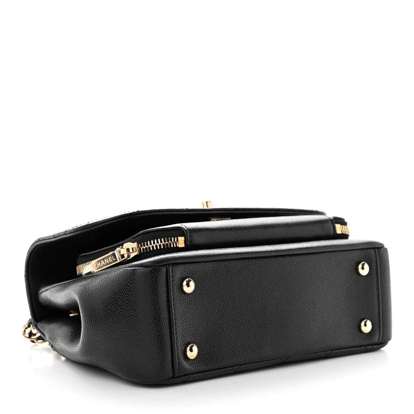 Caviar Quilted Medium Business Affinity Flap Black