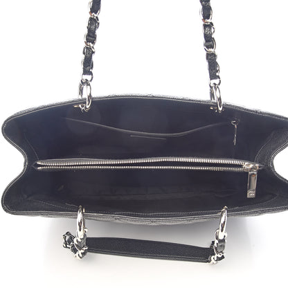 Chanel Caviar Quilted Grand Shopping Tote GST Black 5 of 12