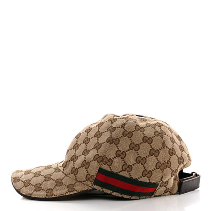 Gucci Monogram Web Baseball Hat L Beige Cocoa 4 of 8