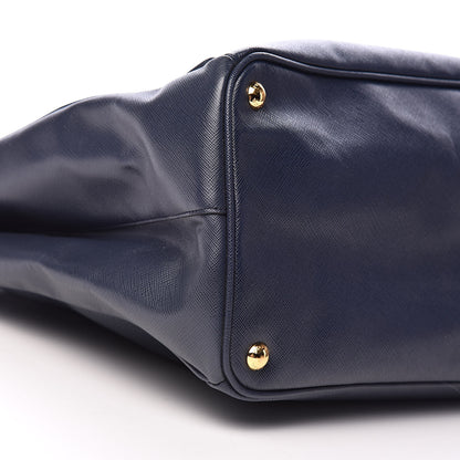 Prada Saffiano Large Galleria Double Zip Tote Baltico 9 of 12