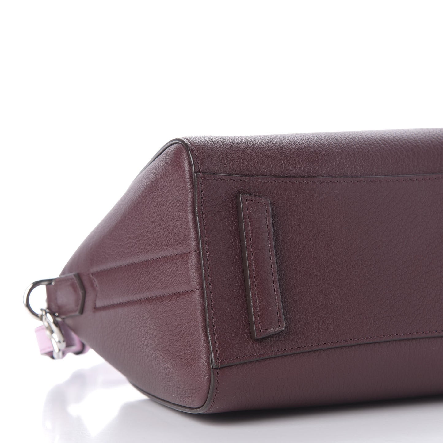 Sugar Goatskin Mini Tri-Color Antigona Burgundy Pink White