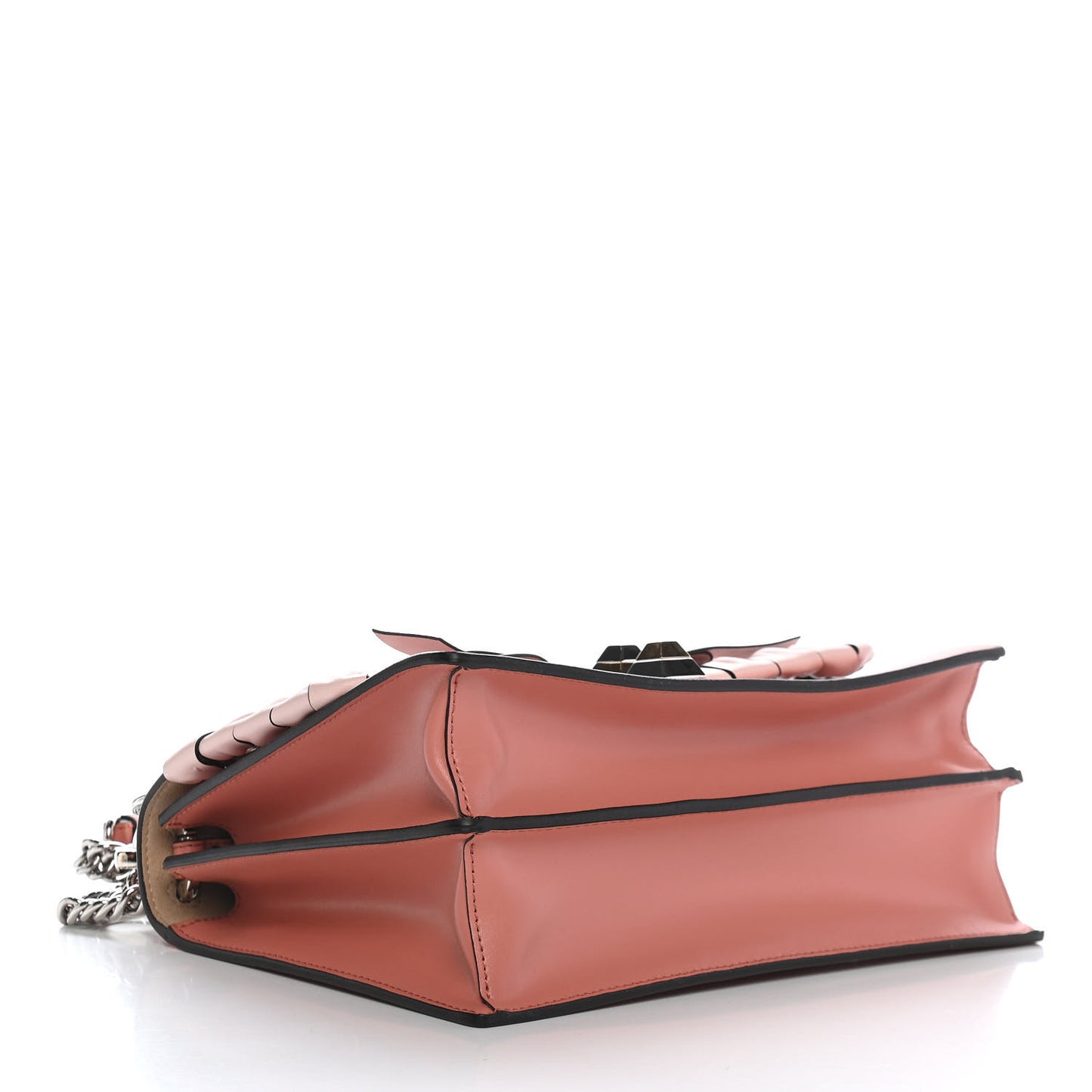Vitello Liberty Shiny Nappa Lace Up Bow Kan I Shoulder Bag Macaron Confetto