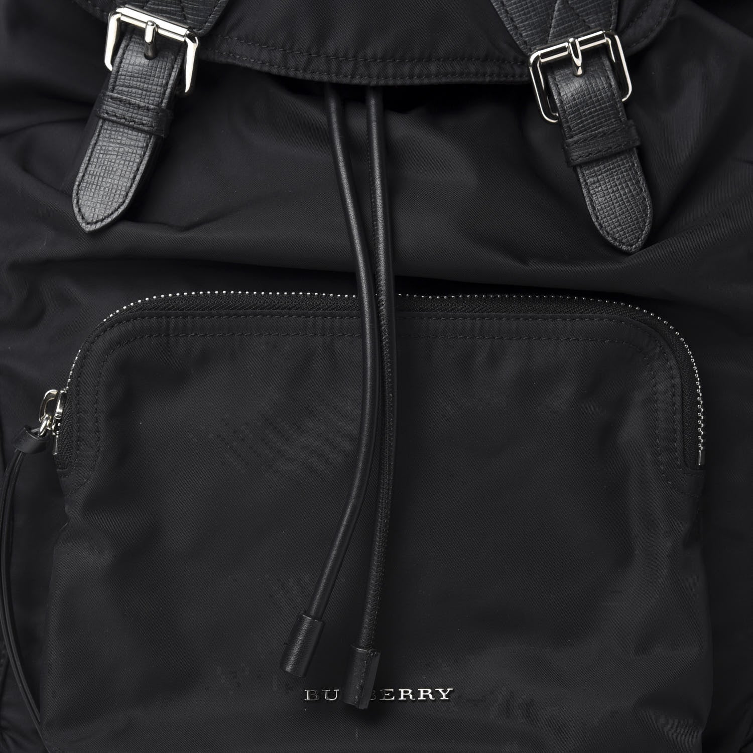 Burberry Technical Nylon Large Rucksack Backpack Black 8 of 8