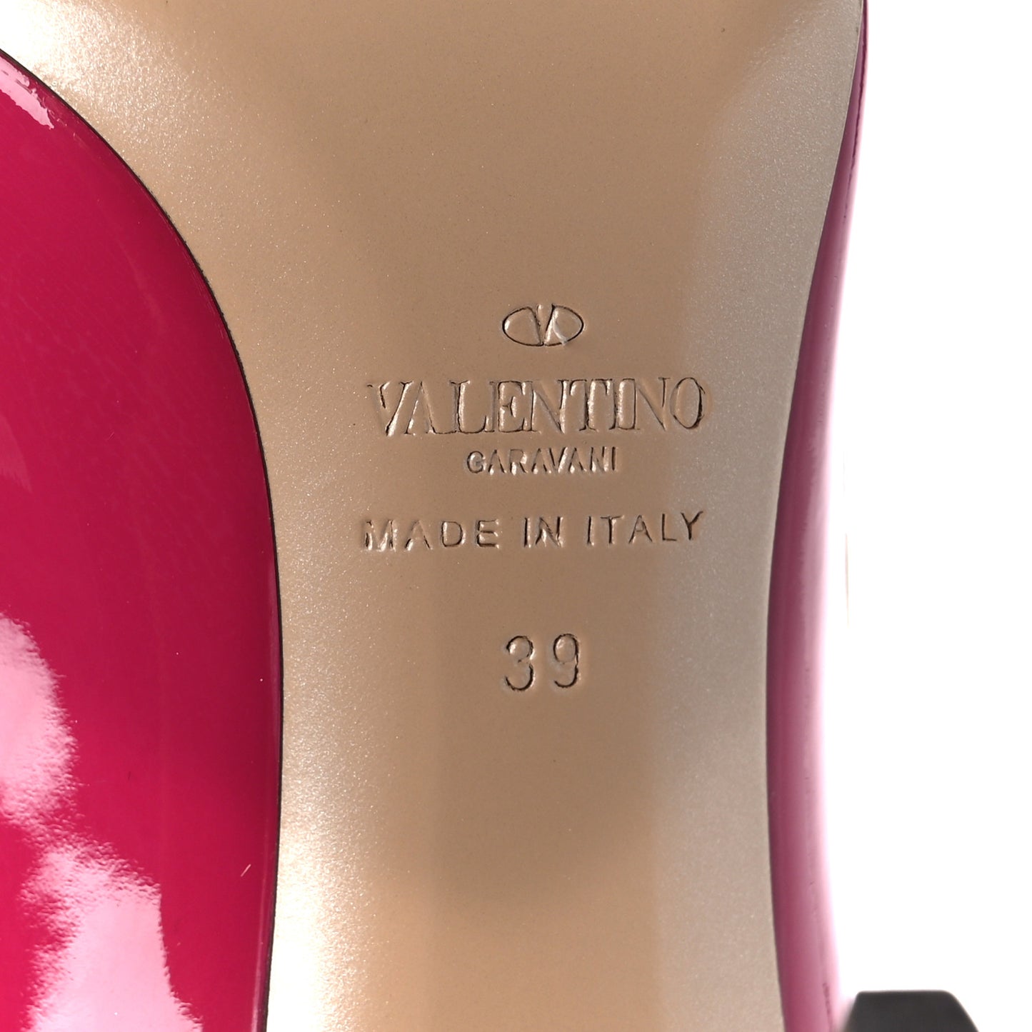 Patent Rockstud 100mm Pumps 39 Deep Cyclamin Poudre